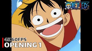 One Piece  Opening 1 【We Are】 4K 60FPS Creditless  CC [upl. by Araed]