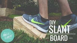 DIY Slant Board for Plantar Fasciitis  How To Make amp Use [upl. by Ranzini]