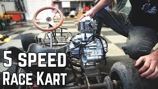 Were Building a 5 Speed Racing Kart 16HP [upl. by Ynattyrb182]