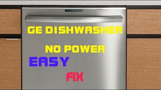 ✨ GE DISHWASHER  NO POWER  Easy FIX ✨ [upl. by Rillings]