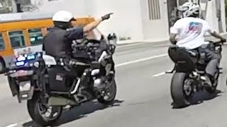 Motorcycle VS Cops Bike Cop Chase Bikers CRASH Running From The Police Chase Stunt Bike WRECK Video [upl. by Etteiram]