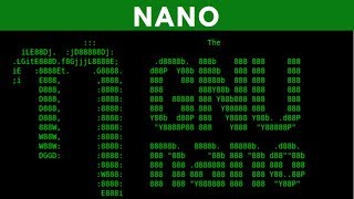 Nano Editor Fundamentals [upl. by Rhodes]