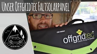 Unsere 120W Solartasche von Offgridtec anschließen  Solar Faltmodul [upl. by Suilenrac]