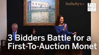 Bidding Battle Drives Monet’s Venice Vision to a Record [upl. by Gertrud]