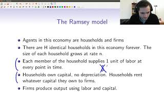 Ramsey Neoclassical growth model slides [upl. by Col]