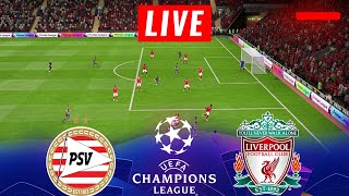 تلعب الان مباشر  مباراة ليفربول ضد ايندهوفن في دوري الابطال  محاكاة فقط JUST LIVE GAMING [upl. by Asilenna]