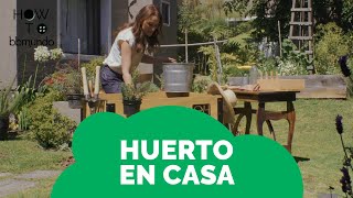 Tutorial para hacer tu propio HUERTO EN CASA  HUERTO URBANO [upl. by Enieledam289]