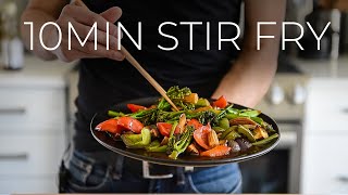 FAST Vegetable Stir Fry  EASY Chinese Veggies Recipe [upl. by Ailyn620]