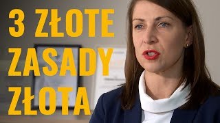 🔴 3 złote zasady złota [upl. by Annasus]