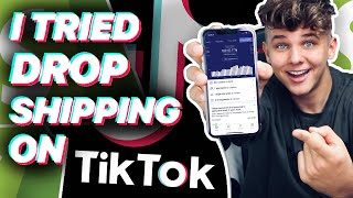 I Tried Shopify Dropshipping Using Tik Tok [upl. by Marys]