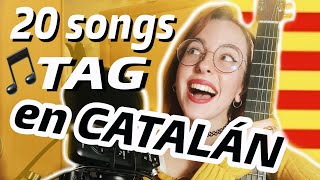 Cantando 20 songs tag en CATALÁN 🎶🎤 [upl. by Llertal]