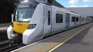 Brand New Thameslink Class 700  Onboard footage  St Pancras to Gatwick Airport [upl. by Rip]