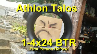 Athlon Optics 14x24 Talos BTR  First Person RePew [upl. by Drooff686]