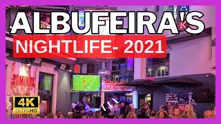 Albufeiras nightlife  What to do in Algarve Portugal [upl. by Stoneman671]