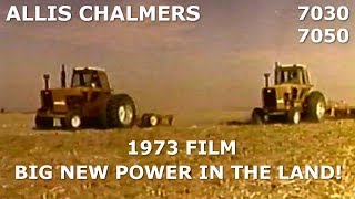 1973 Allis Chalmers 7030 7050 Tractors Movie [upl. by Bertle68]