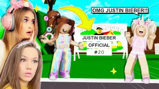 MEETING FAMOUS PEOPLE in BROOKHAVEN with IAMSANNA Roblox Roleplay [upl. by Dafna343]