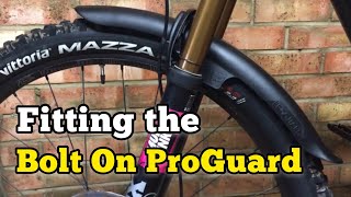 How To Fit a RRP ProGuard Bolt on Front Mudguard [upl. by Kone392]