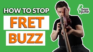 How To Stop Fret Buzz On The Bass Guitar Truss Rod Adjustment [upl. by Evelinn955]