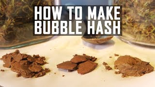 How To Make Bubble Hash Ice Water Cannabis Concentrate Cannabasics 41 [upl. by Dnomsaj661]