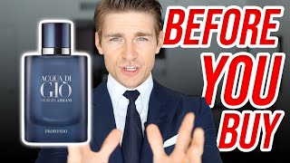 BEFORE YOU BUY  Acqua di Gio PROFONDO Jeremy Fragrance [upl. by Coryden]