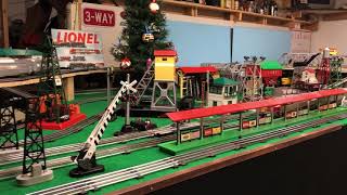 Postwar Lionel Train Display Layout [upl. by Romy]