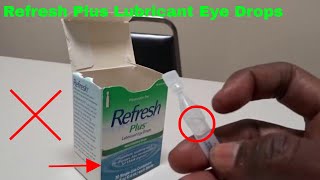 ✅ How To Use Refresh Plus Lubricant Eye Drops Review [upl. by Lurette273]