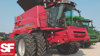 Case IH 8240 combine sells at auction  Steel Deals  Successful Farming [upl. by Oicul]