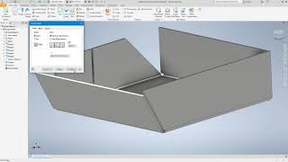 10 Autodesk Inventor 2020 Sheet Metal  Corner Seam [upl. by Seroka353]