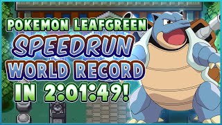 Pokemon LeafGreenFireRed SPEEDRUN in 20149 Former World Record [upl. by Brookner]