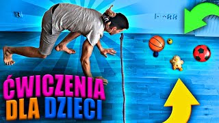 Ćwiczenia dla dzieci  WF w domu [upl. by Salinas]