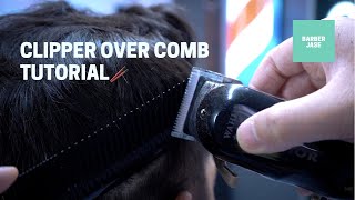 How To CLIPPER OVER COMB  Barbering Breakdown 3  ASMR  Barber Jase 🥢 [upl. by Somerset]