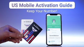 US Mobile Activation Guide  Keep Your Number [upl. by Pape]