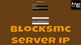 Minecraft Blocksmc Server IP [upl. by Jammin]