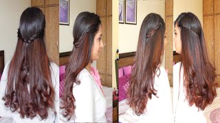 4 Simple amp Easy DIY Hairstyles  Hairstyle Tutorial [upl. by Aivyls204]