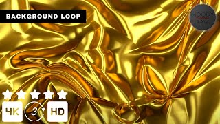 GOLDEN LUXURY ANIMATION BACKGROUND BACKGROUND PARTY 3 HOURS 4k [upl. by Gove]