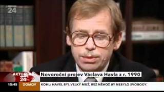 Václav Havel New Years Address to the Nation 1990  Novoroční projev 1990 English subtitles [upl. by Logan268]