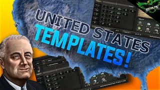 HOI4 USA Template Guide Hearts of iron 4 American templates Tutorial [upl. by Paynter]