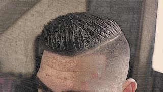 Basic Comb Over  Hard Part Simple To Follow Steps Haircut Tutorial HD [upl. by Son]