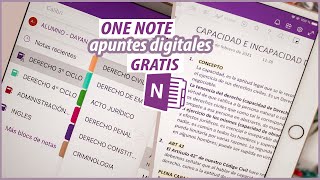 APUNTES DIGITALES EN ONE NOTE  CÓMO USARLA Paso a Paso [upl. by Lomax]