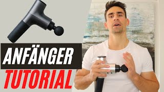 Massagepistole  richtige Anwendung Tutorial 2021 [upl. by Ainod]