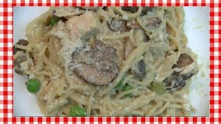 Turkey Tetrazzini Leftover Makeover Recipe  Noreens Kitchen [upl. by Av]