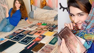 MY EYESHADOW PALLETE COLLECTION WITH SILPA AUNTY AVNEET KAUR 2020 MAKEUP [upl. by Dame98]