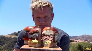 Gordon Ramsays perfect burger tutorial  GMA [upl. by Pickering]