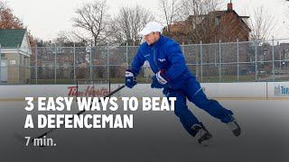 3 Easy Ways to Beat a Defenceman 1on1 [upl. by Beauregard]