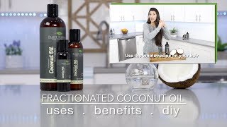 Fractionated Coconut Oil Best Uses amp Benefits  Quick How To [upl. by Airan]