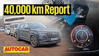 Hyundai Alcazar 40000km Long Term Report  Autocar India [upl. by Llenahc603]