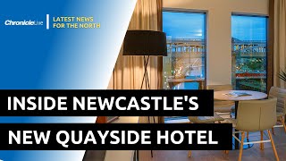 First look at new Innside Hotel on Newcastles Quayside [upl. by Akinhoj147]