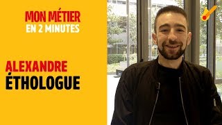 Éthologue  Mon métier en 2 minutes [upl. by Lemuel]