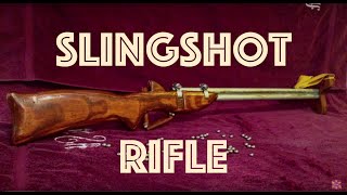 How to Make a Powerful Slingshot Rifle [upl. by Adnoyek]