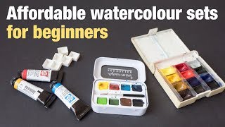 Affordable Watercolor Sets for Beginners My Recommendations [upl. by Sanoj582]